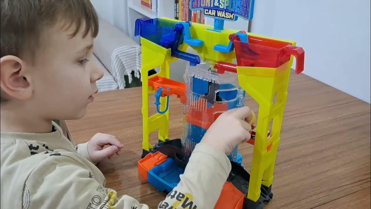 HOT WHEELS CAR WASH интересные игры с преображением YouTube