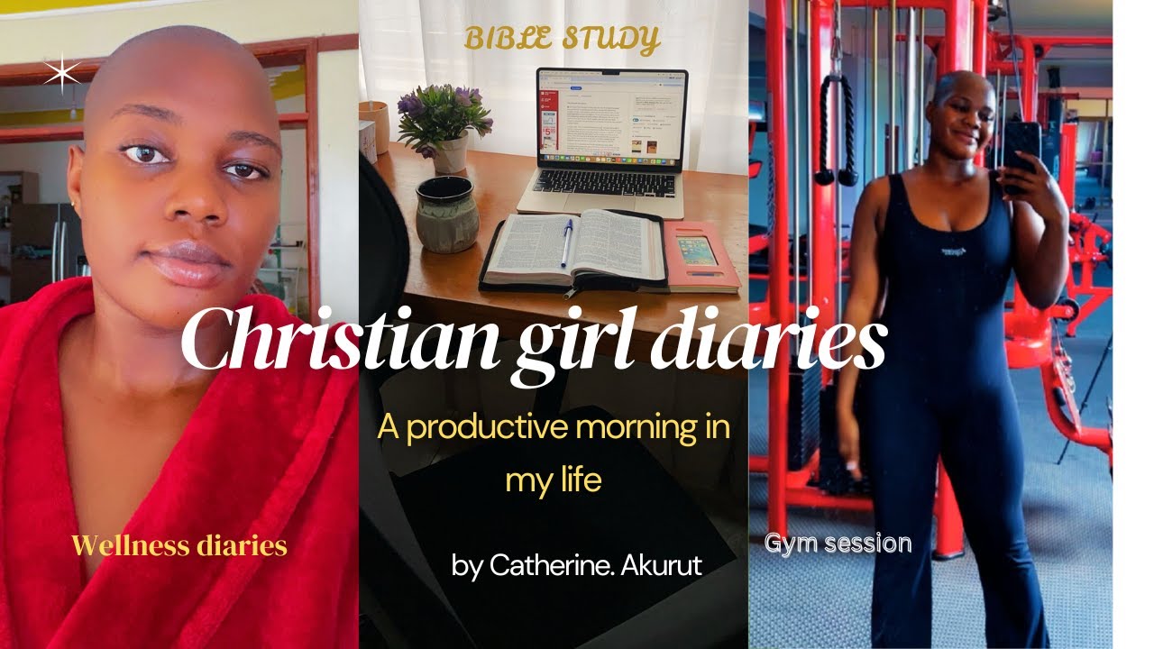 A PRODUCTIVE MORNING IN MY LIFE, BIBLE STUDY, GLUTES DAY, EASY HEALTHY BREAKFAST, WELLNESS DIARIES