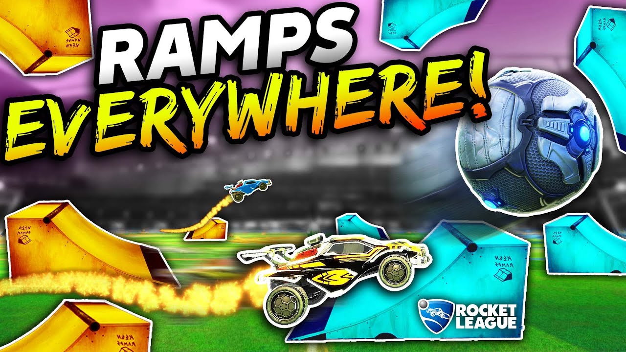 Rocket League, but there are RAMPS literally EVERYWHERE - YouTube