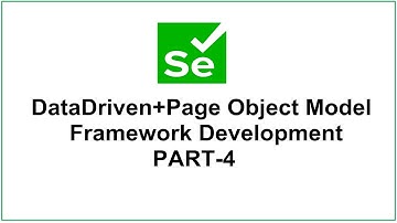 Selenium Framework from Scratch Part 4 || DataDriven and POM || Page Objects and Test Classes