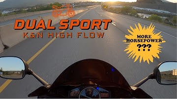 2016 Yamaha YZF-R6 | K&N Air Filter vs. Stock (More Horsepower?)