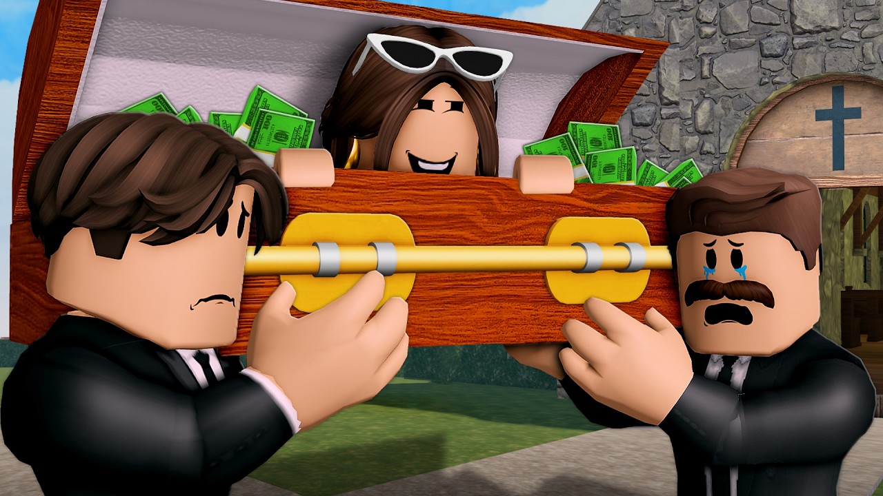 SPOILED Sister Had A FAKE FUNERAL! (A Roblox Movie)