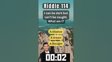 Riddle 114 | What can follow you? #quiz #brainyquizzes #brainteasers #facts #trivia #logicpuzzles