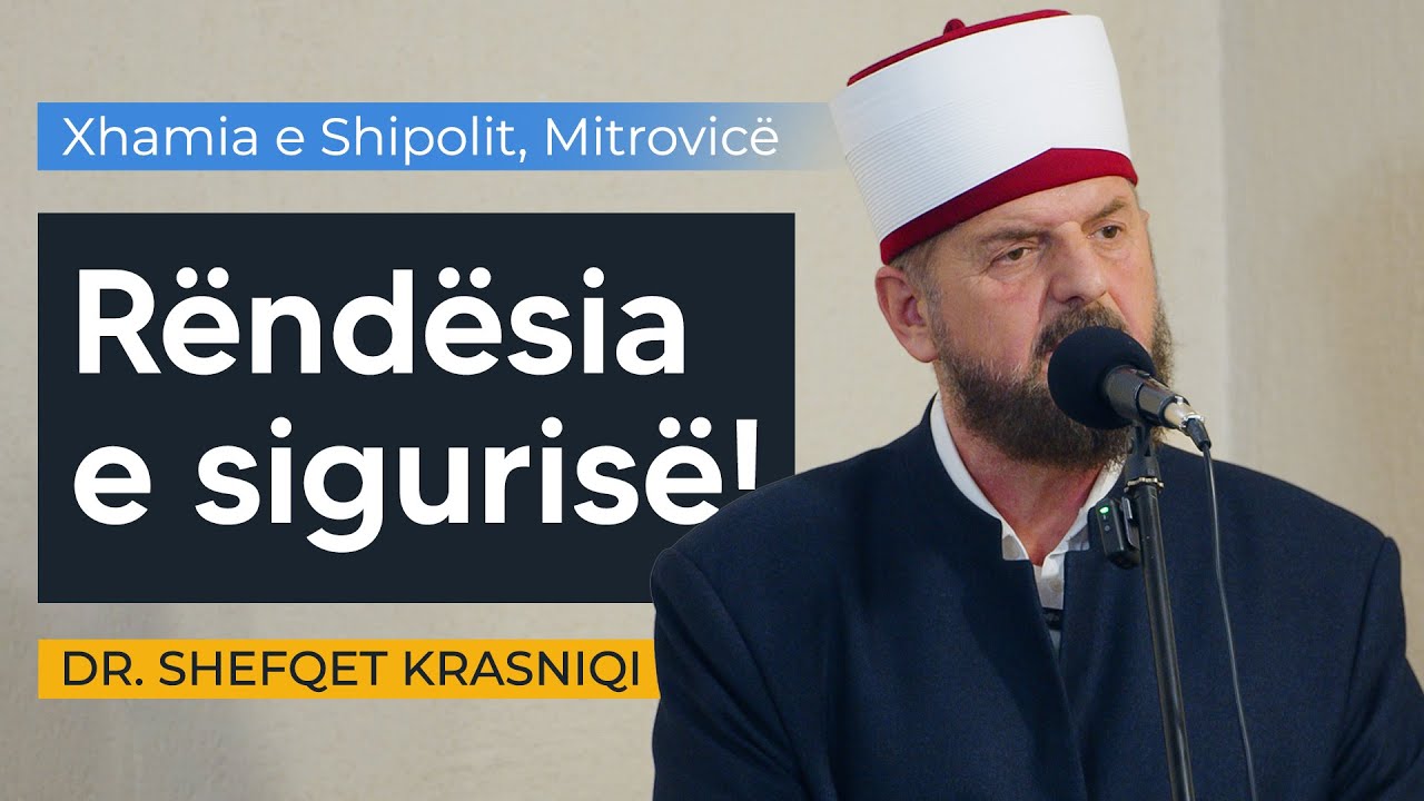 Rëndësia e sigurisë! | HYTBE - Dr. Shefqet Krasniqi