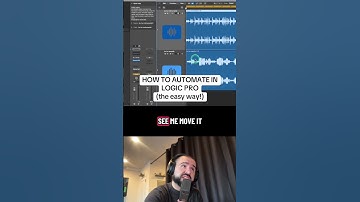 HOW TO AUTOMATE IN LOGIC PRO (the easy way!) 😄 #shorts  #logic  #mixing