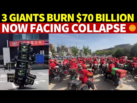 China's Top 3 Food Delivery Giants Burn 70 Billion in 6 Months Now Facing Collapse