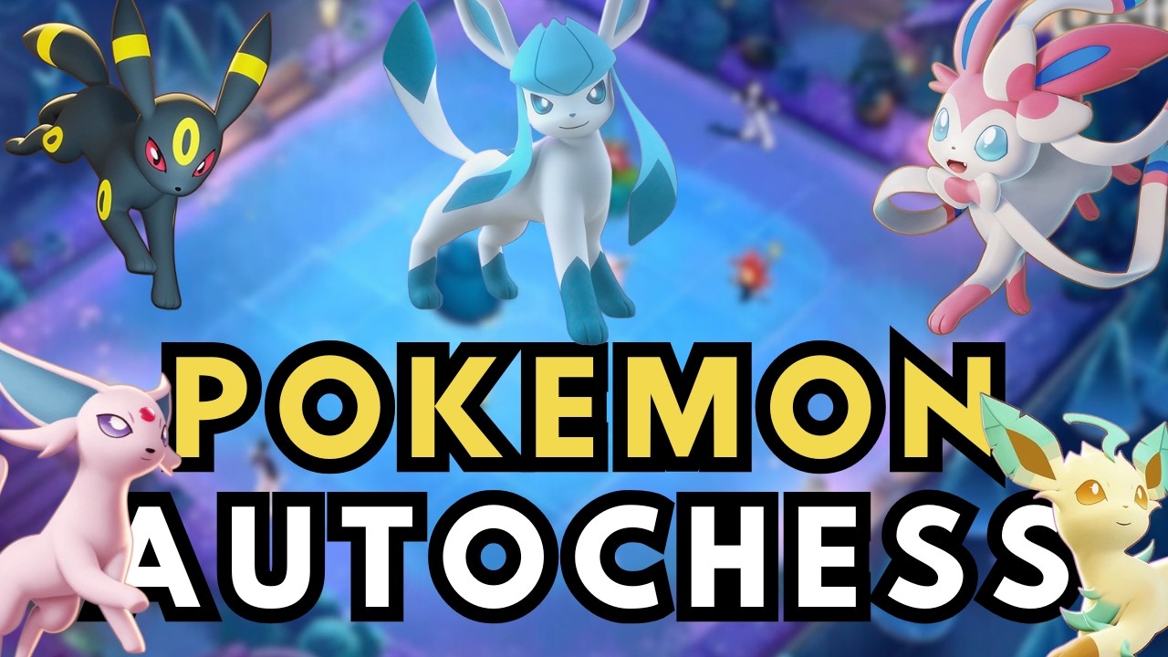 Full Eeveelution Spam In Pokemon's Official Autochess