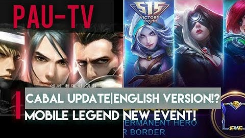 Cabal mobile update English version!? | Mobile legends new event 2019