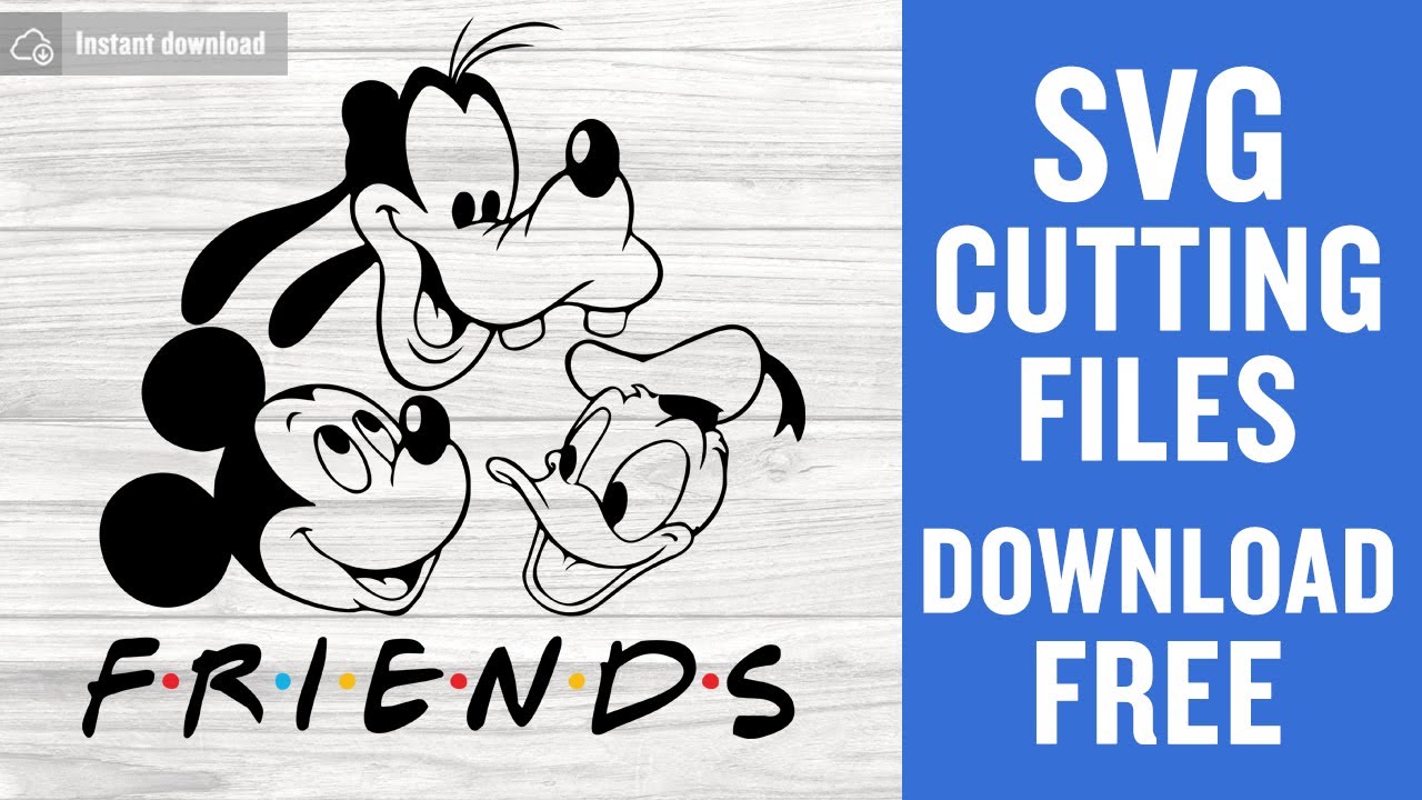 Download Disney Friends Svg Free Cut Files for Silhouette Cameo ...