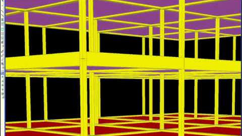 3D Frame Analysis in sap2000 www mosttutorials blogspot com 2 of 5   YouTube