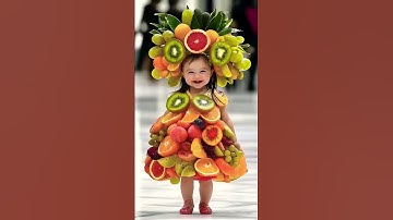Thumbnail of Piyu piyu#pa pa pa pa #baby #aifashionshow #cutebaby #fruit #cute #babyootd