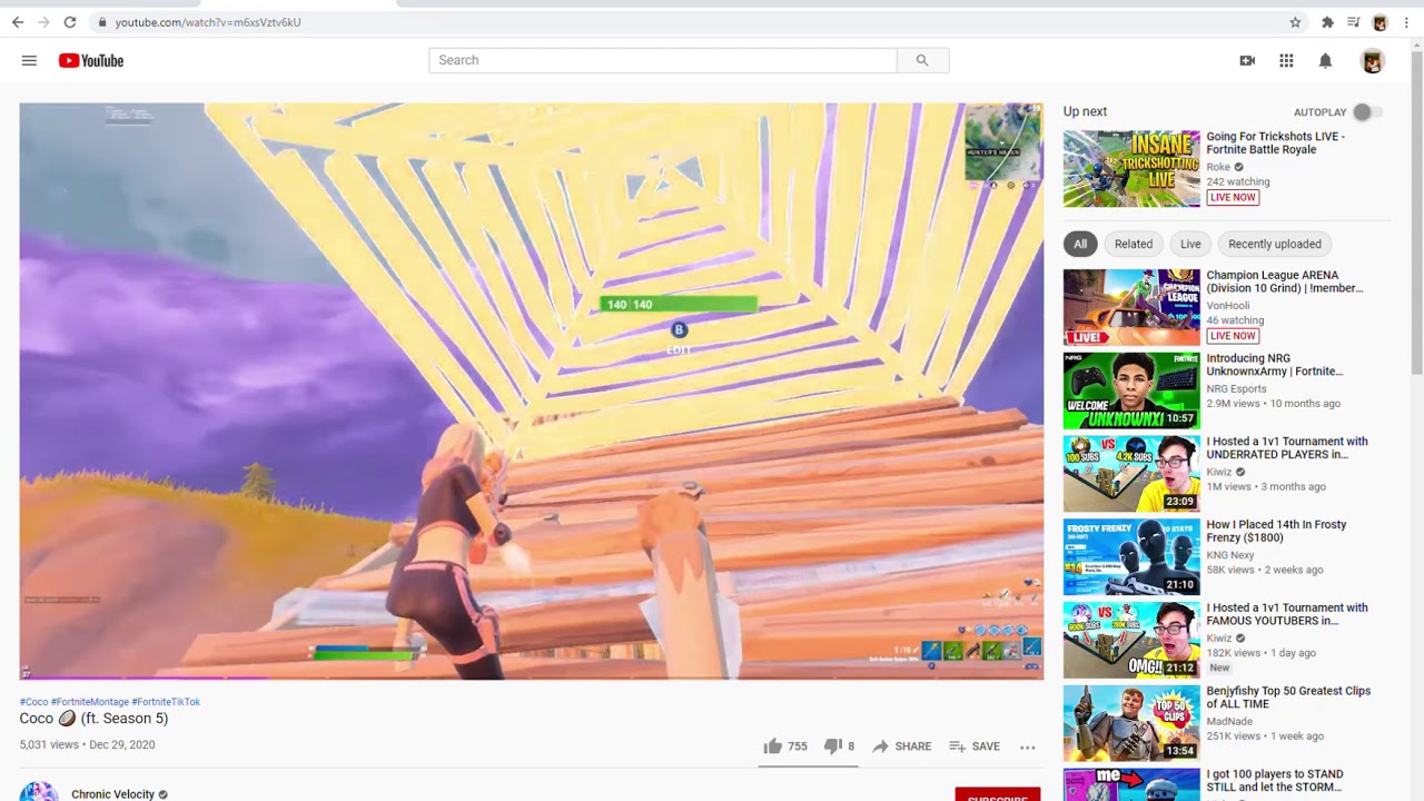 Reacting to Chronic Velocity