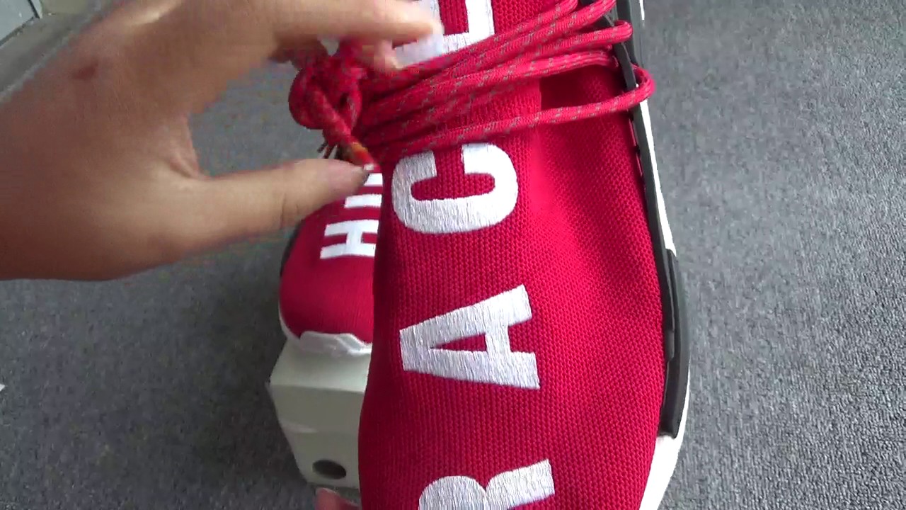 ADIDAS X PHARRELL NMD HUMAN RACE RED BB0616 FROM YEEZYSGO.COM