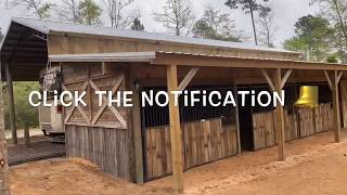 RECLAIMED WOOD | Horse Stables | How To Build Horse Stalls | Dale Hickman | Dales's Marine