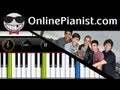 The Wanted - Walks Like Rihanna - Piano Tutorial