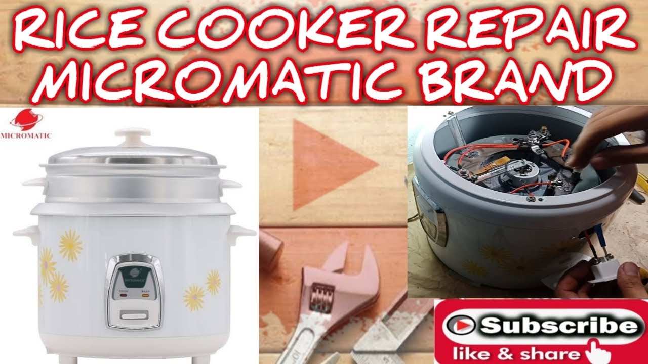 HOW TO REPAIR RICE COOKER MICROMATIC BRAND TAGALOG YouTube
