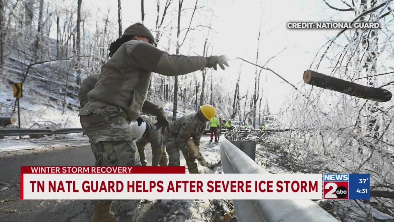 Tennessee National Guard helping after severe ice storm
