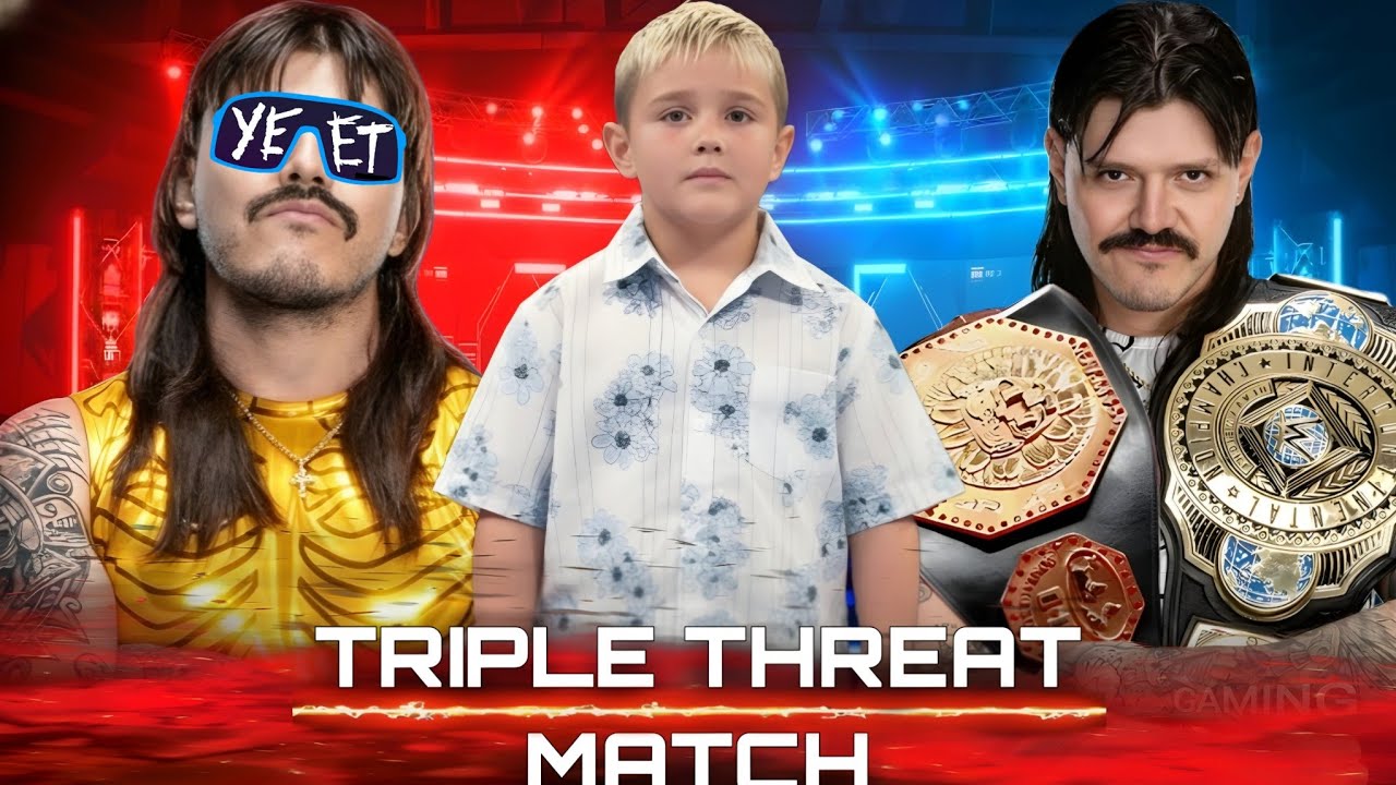 WWE 2K25 - Triple Threat Elimination Match - Dominik Mysterio 2005 VS YEET Dominik VS Dirty Dominik