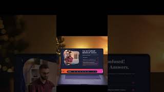 make Animated 3d parallax effect Web site #shortvideo #coding #shorts