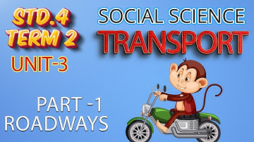 4th standard 2nd term social science unit -3 transport part 1