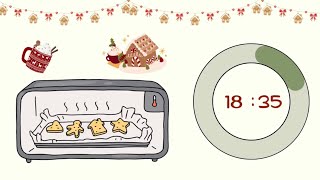 Turning Study Time into Gingerbread 🍪 | Pomodoro Timer 25/5 | 2 hours