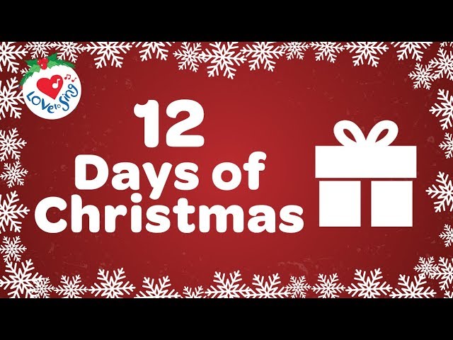 12 Days of Christmas with Lyrics  Christmas Songs and Carols 