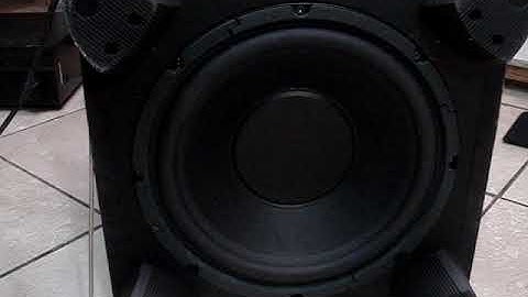 12" KLIPSCH KSW 12 subwofer great Bass