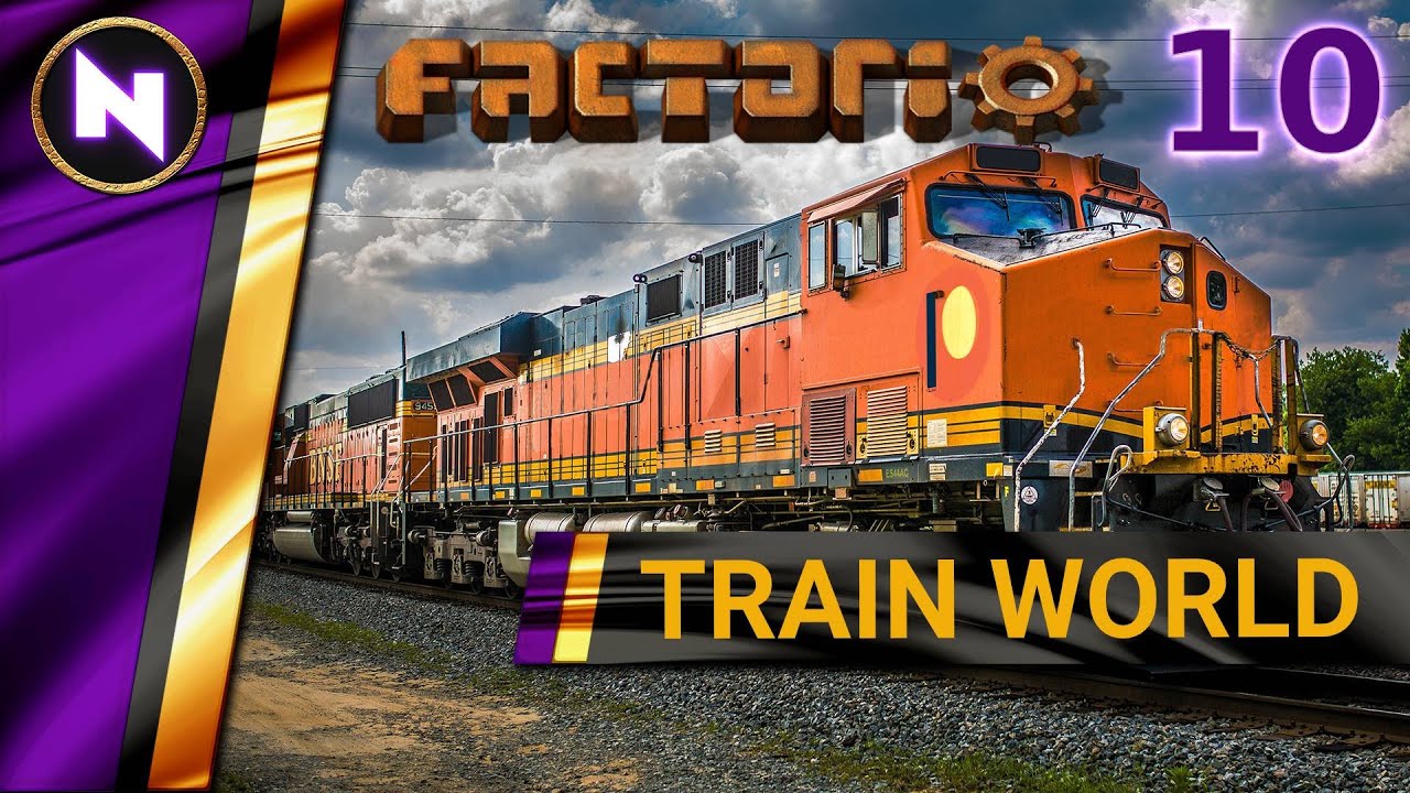 Factorio 017 train world 10 basic oil processing youtube