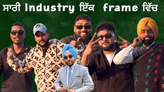 sari industy ik frame vich | Ammy virk , Garry sandhu , G khan , Khan Saab, Kaka | first Interview