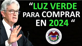 La Reserva Federal da LUZ VERDE para COMPRAR acciones en 2024 según BLACKROCK |Se escapa el tren?