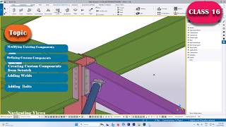 CLASS 16 | CREATING CUSTOM COMPONENT IN TEKLA STRUCTURE | TEKLA STRUCTURE FULL COURSE IN BANGLA