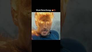 "Flame On!" vs The Endgame Aura. Weak Flame Energy. vs Pure Cap Aura.Human tourch vs Captain America