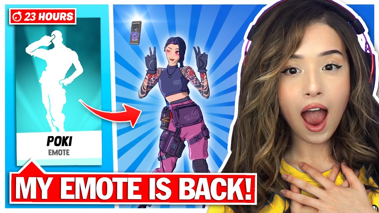 My Fortnite POKI EMOTE is back! 