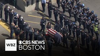 Police salute fallen Billerica Police Sgt. Ian Taylor