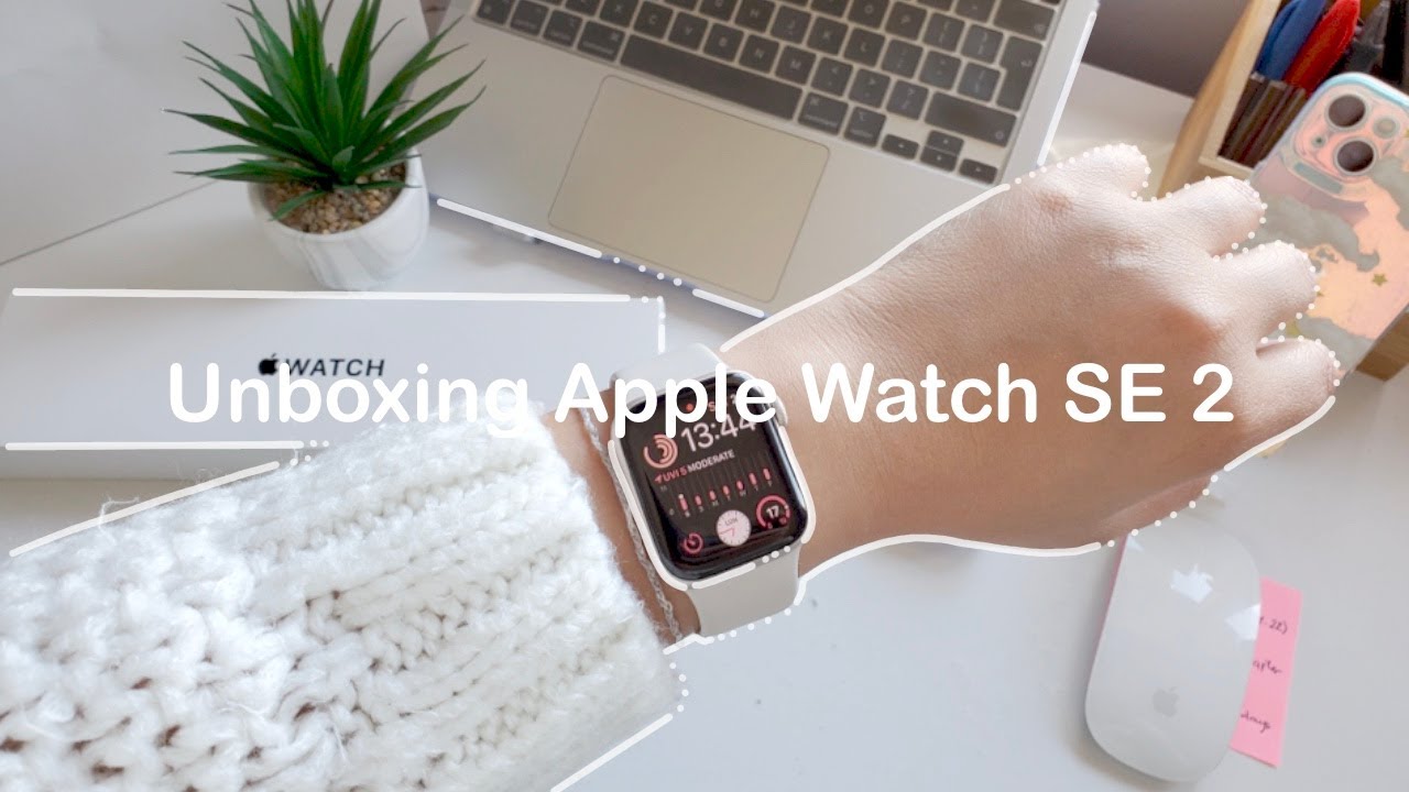 Starlight Apple Watch SE 2 Unboxing 2nd Gen Set Up YouTube