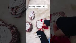Pinteresty Wedding Card | Customised Nikah & Wedding Invitation | Premium Wedding Card Design 💍❤️