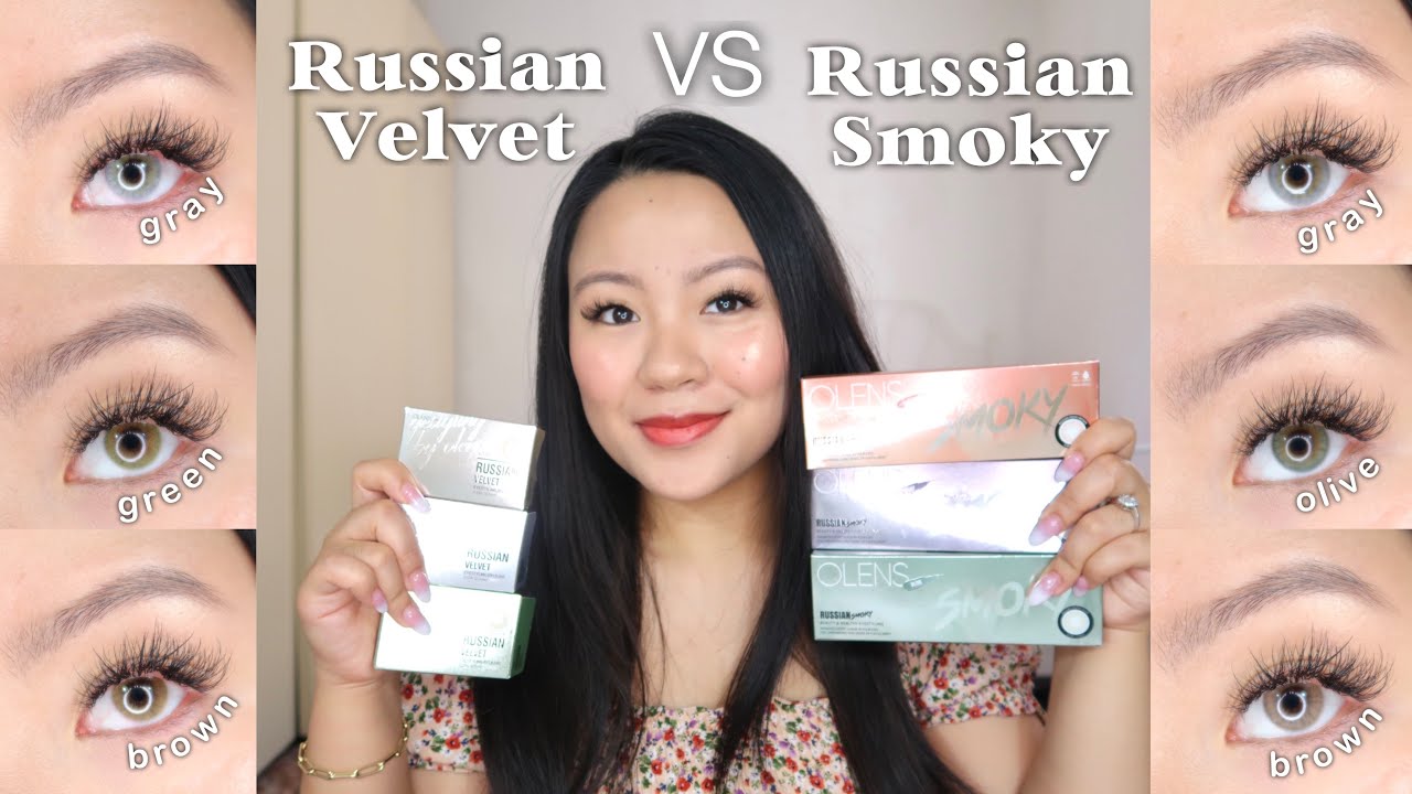 OLENS Russian Velvet vs Russian Smoky ПОЛНАЯ КОЛЛЕКЦИЯ | сравнение, примерка и обзор 💚
