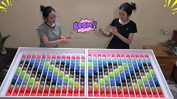 😂 Two Players, One Brain | ASMR Color Sorting Gone Wrong