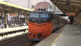 01/27/2022 台鐵 510次 手折門莒光號 本務E237鳴日電力機車 樹林出發 / TRA GE E42C leading Juguang express,Shulin departure