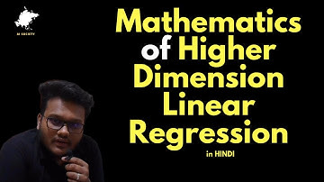 Higher Dimension linear regression | AI SOCIETY | Sameer Nigam