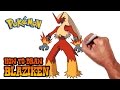 How to Draw Blaziken | Pokemon