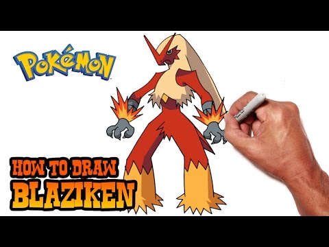 Comment dessiner Blaziken | Pokémon