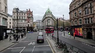 London Bus Cam - TFL Route 172 - Waterloo Station To Drury Lane - April 2026 | kittikoko