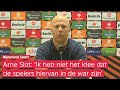 &#39;Het heeft WEINIG ZIN om te SCHREEUWEN&#39; | Feyenoord-coach Arne Slot blijft rustig na Lazio-uit (4-2)