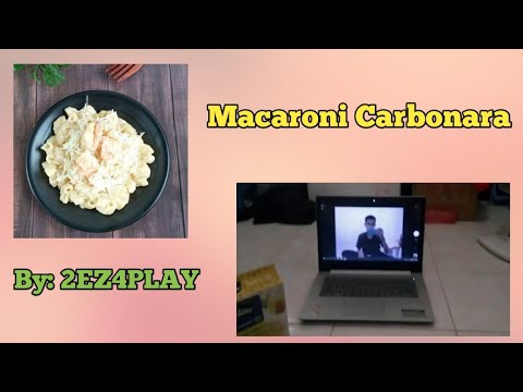 Ide Masakan Makanan Internasional (Macaroni Carbonara) Yang Sedap
