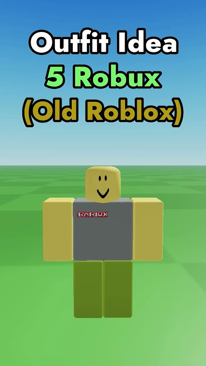 Roblox Outfit Idea (Old Roblox) #shorts
