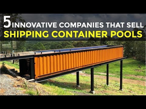 5 Innovative Companies that Sell Shipping Container Swimming Pools 2018 | SHELTERMODE.