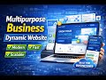 Multipurpose Business Dynamic Website | Modern, Fast &amp; Scalable Web Solution