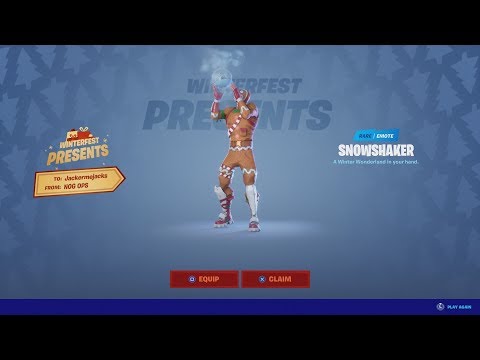 Video: Kulit Fortnite Percuma Ditawarkan Semasa Acara Winterfest Dilancarkan