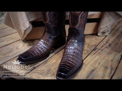 botas piel de caiman